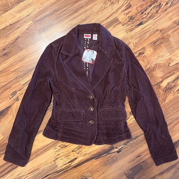 Canyon River Blues Jackets & Blazers - Womens Canyon River Blues Brown Courdoroy Dress Jacket Blazer Size S NWT